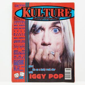 Kulture Deluxe Magazine Iggy Pop Vintage 1995 MST3K 90s Alt Rock Unread Stock